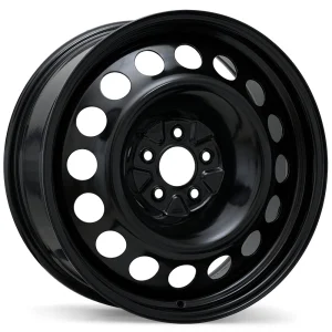Fast Wheels – Steel / Acier – Black – 16″x6.5″ 45mm – All weather Wheels – ES46-1665-65BN+45C601